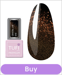 Gel polish TUFI profi PREMIUM Crystal Cat 10 Topaz 8 ml